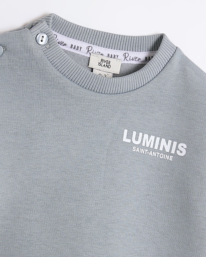 Baby Boys Printed Luminis Sweatshirt Set