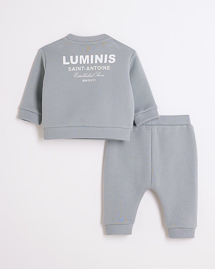 Baby Boys Printed Luminis Sweatshirt Set