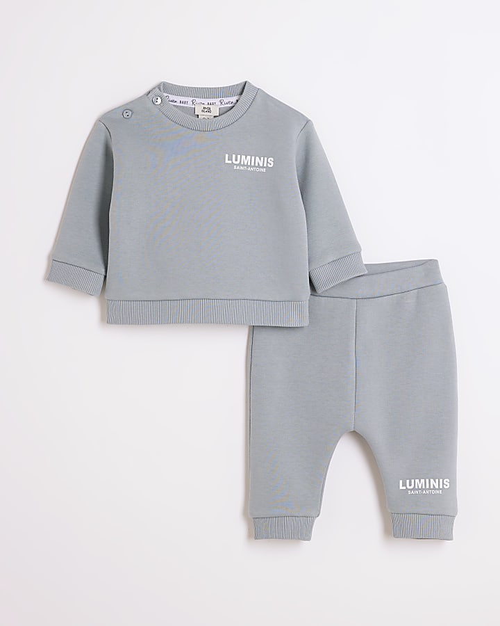 Baby Boys Printed Luminis Sweatshirt Set