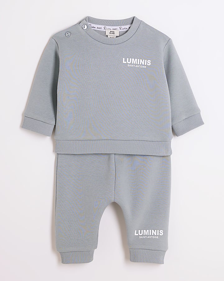 Baby Boys Printed Luminis Sweatshirt Set