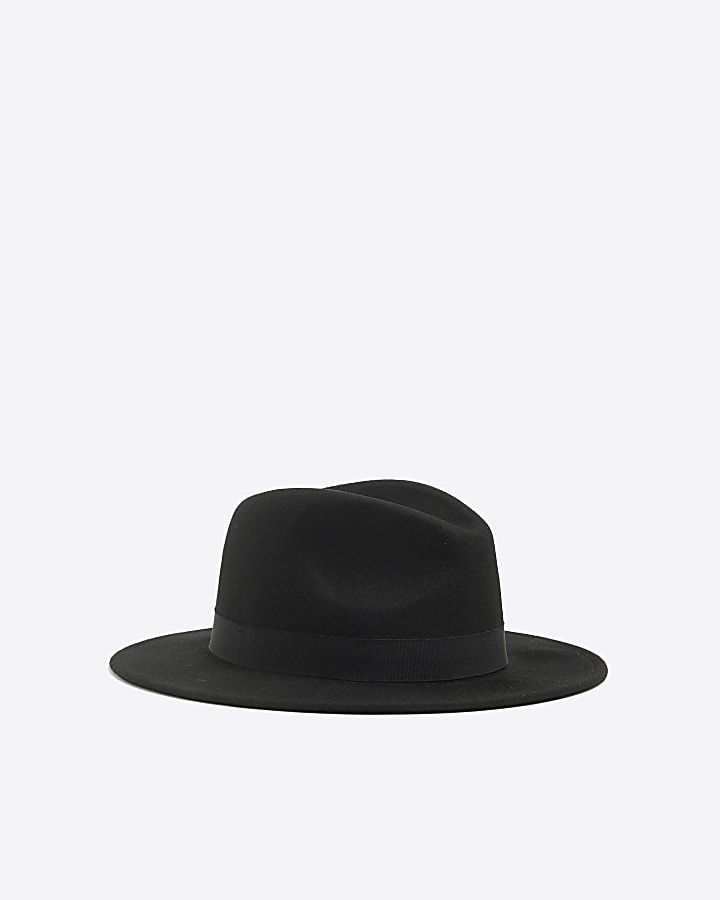 Girls Black Fedora Hat