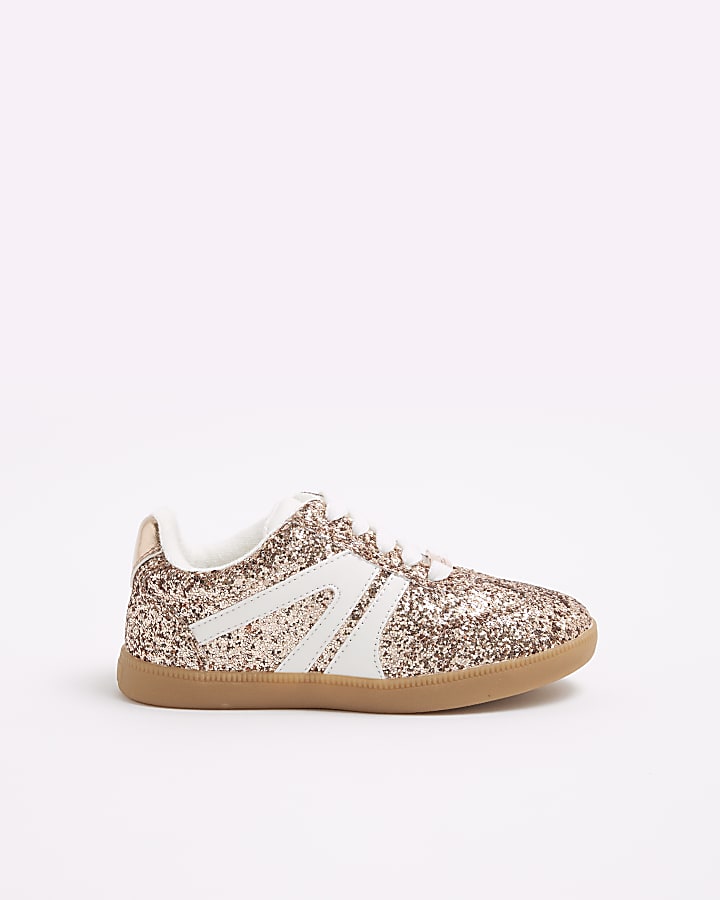 Pink glitter sneakers ladies on sale