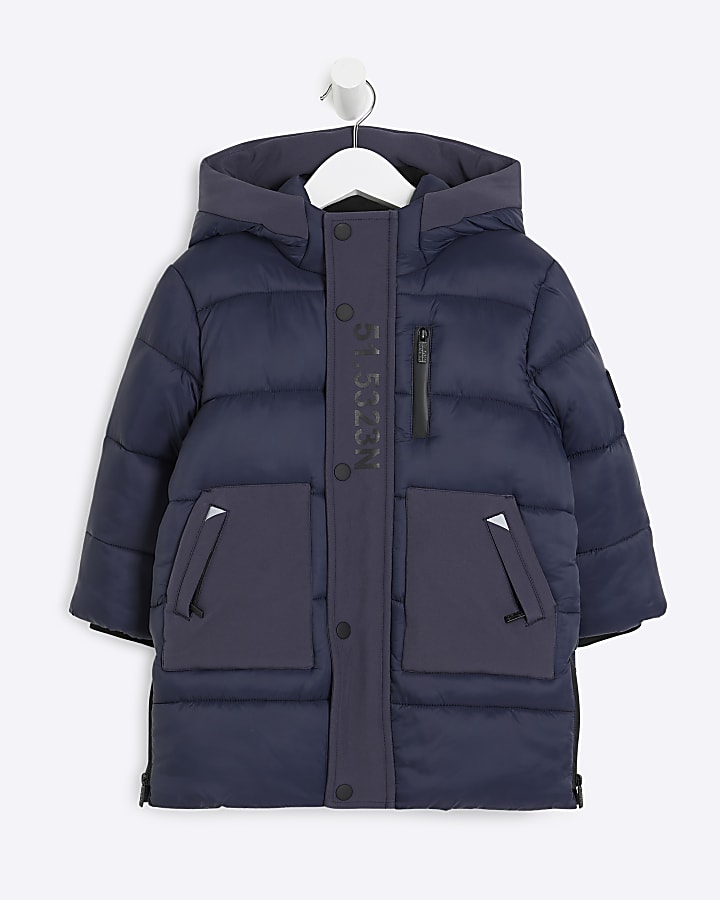 Lilac puffer jacket river island best sale