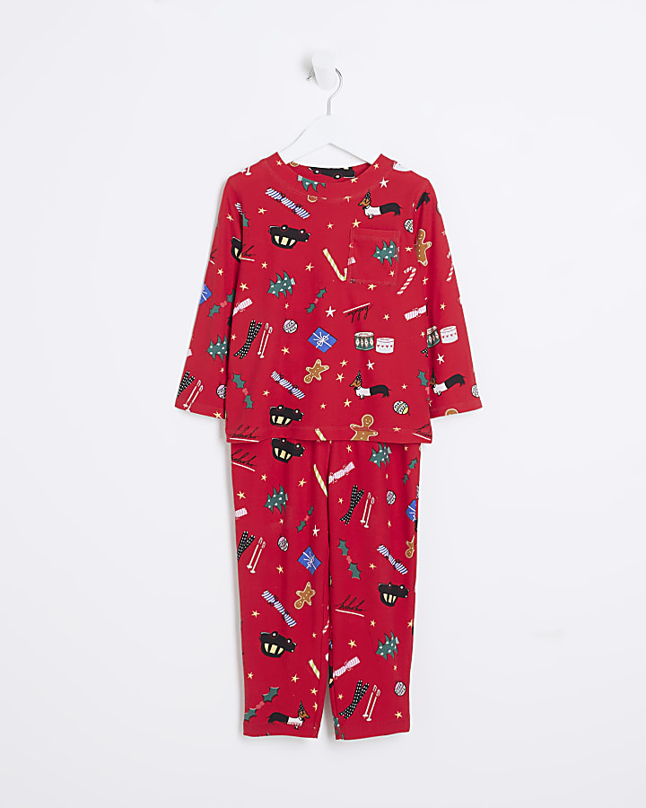 Mini Kids Family Christmas Pyjama set