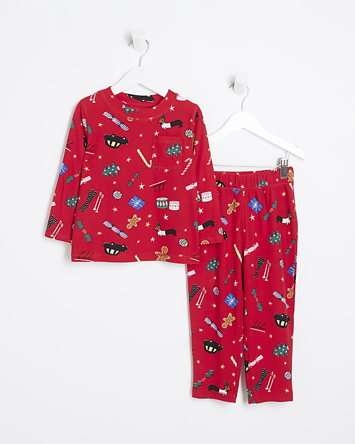 Mini Kids Family Christmas Pyjama set