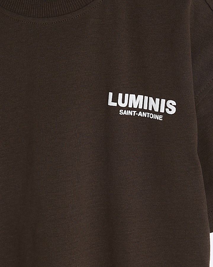 Boys Brown Luminis Graphic T-Shirt