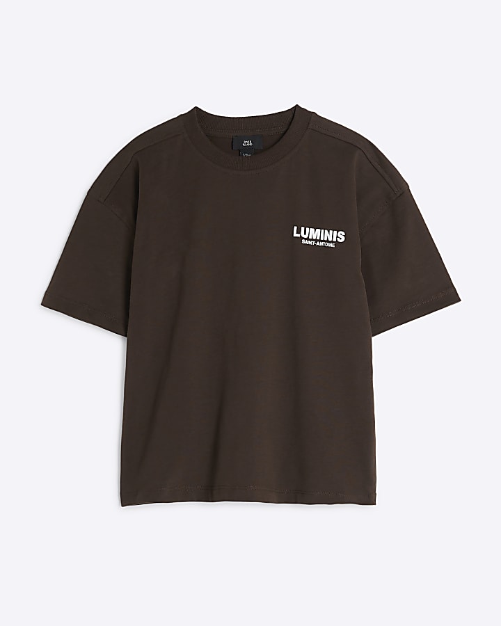 Boys Brown Luminis Graphic T-Shirt