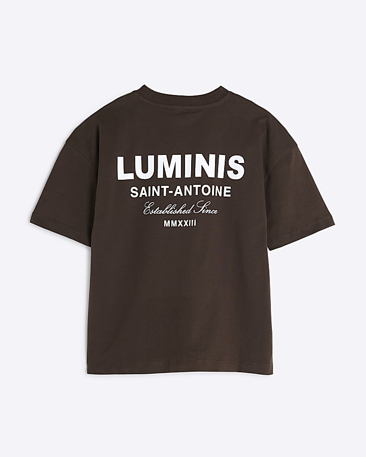 Boys Brown Luminis Graphic T-Shirt