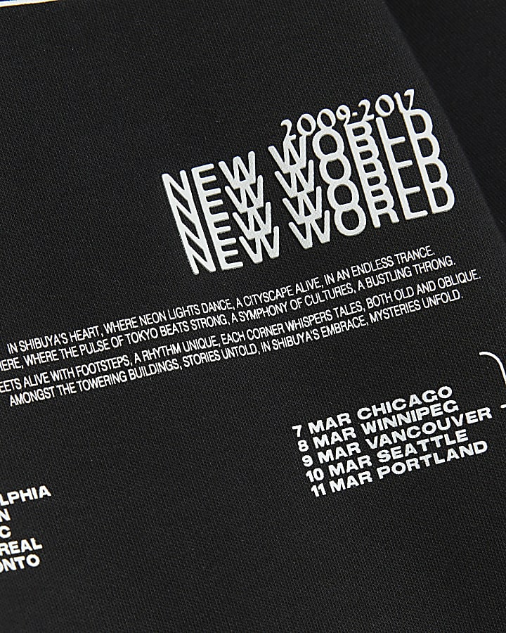 GRAPHIC T-SHIRT 8 BLACK main image 1