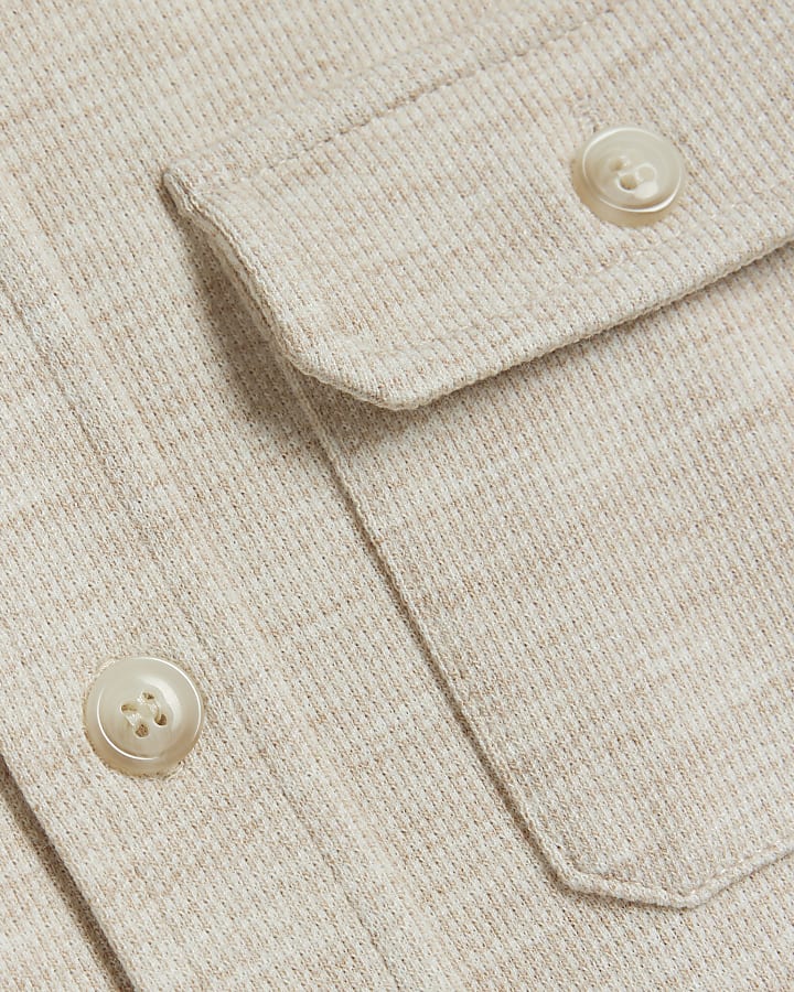 Boys Beige jersey shirt