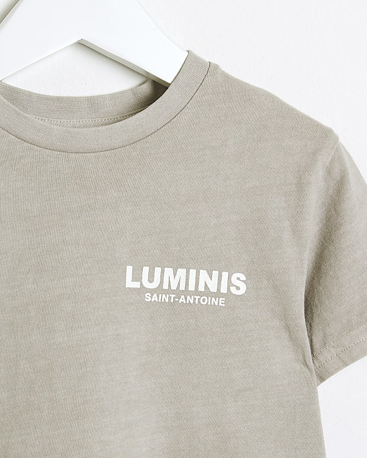 Mini stone Luminis graphic t-shirt