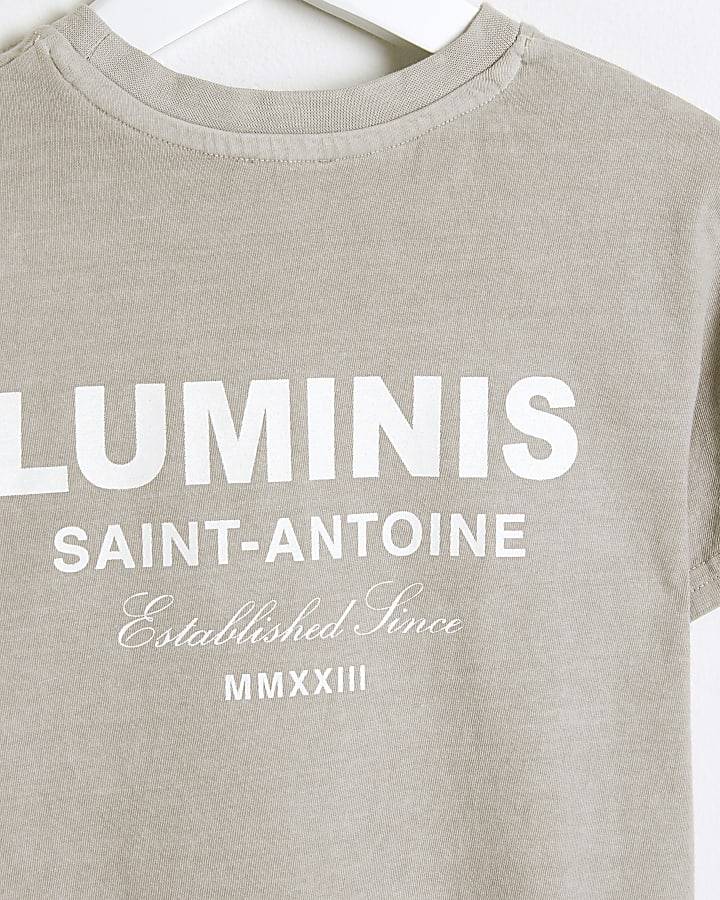 Mini stone Luminis graphic t-shirt