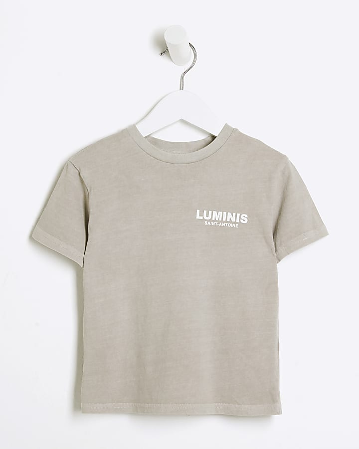 Mini stone Luminis graphic t-shirt