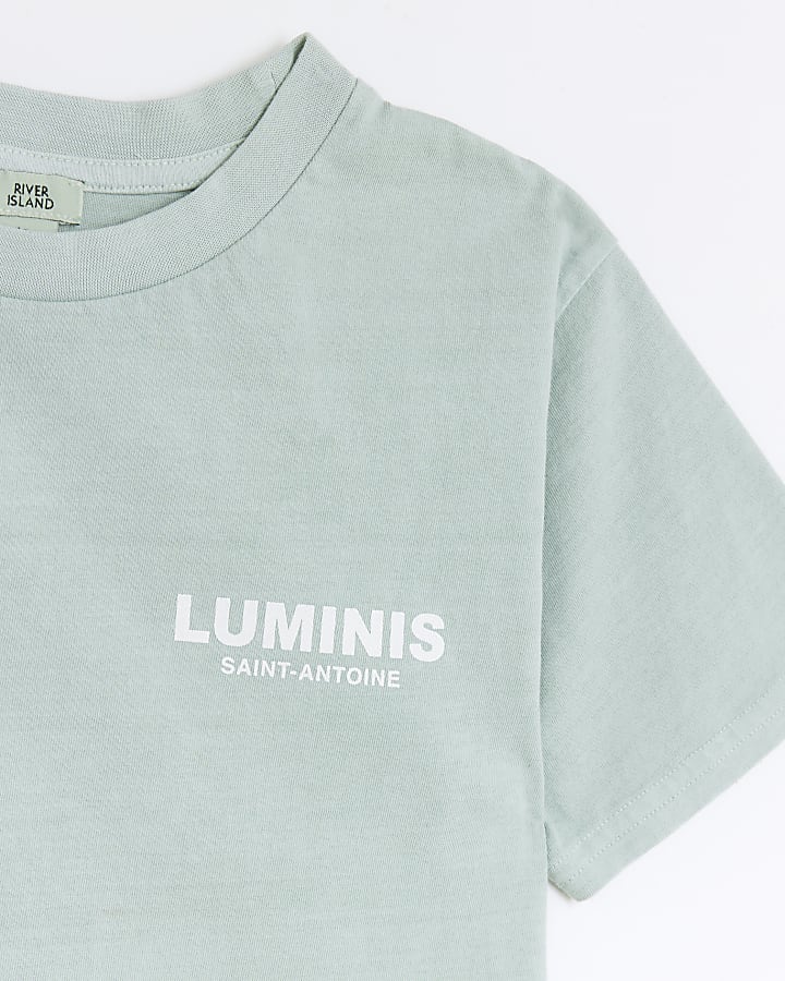 Green Luminis graphic t-shirt