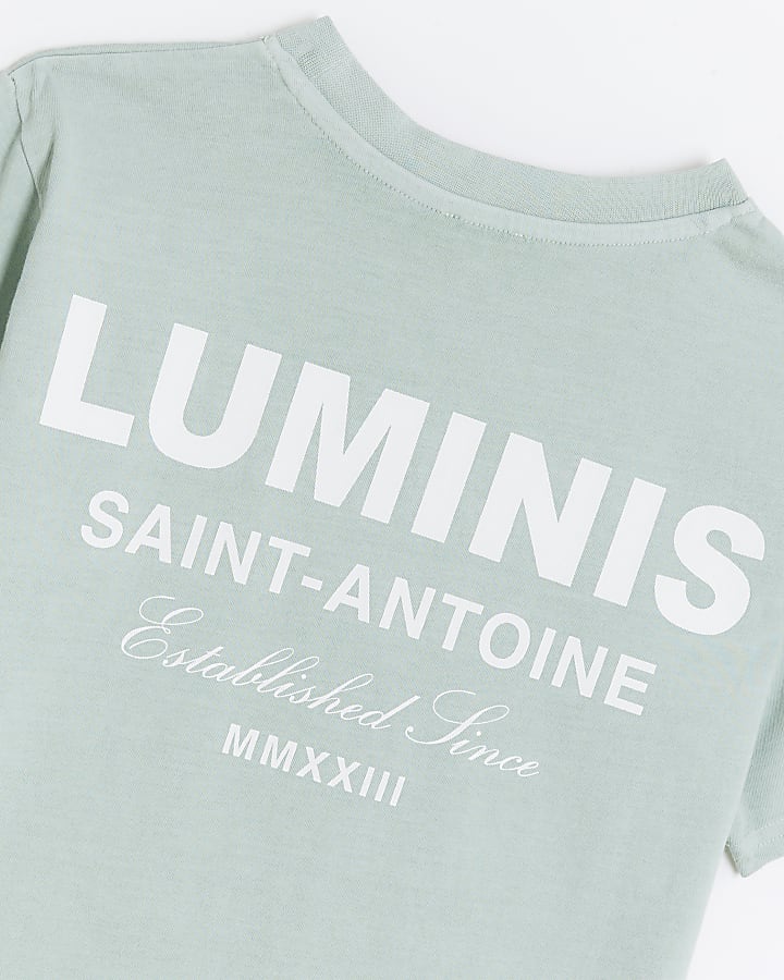 Green Luminis graphic t-shirt