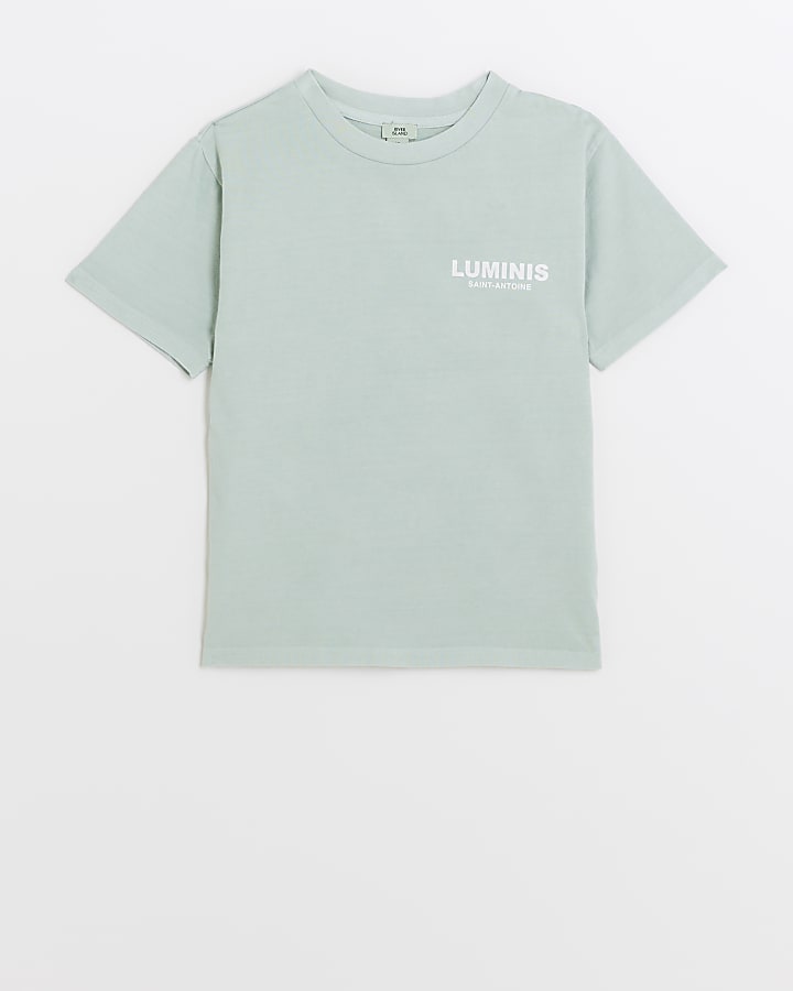 Green Luminis graphic t-shirt