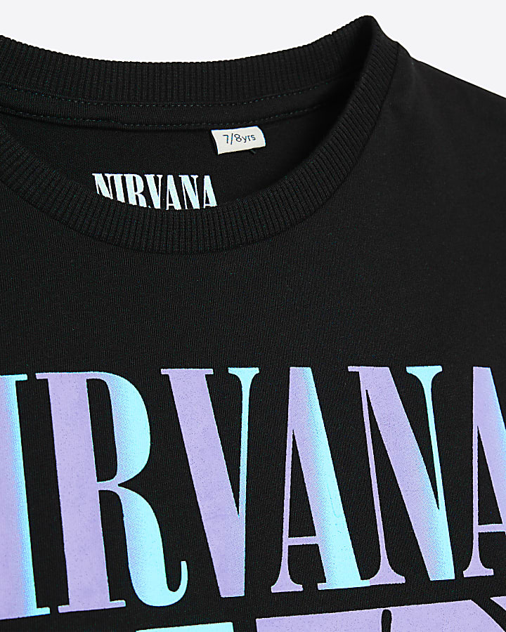 Black Nirvana graphic t-shirt