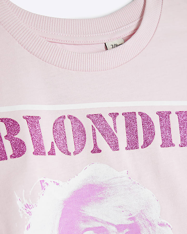 Girls Blondie Crop graphic T-shirt