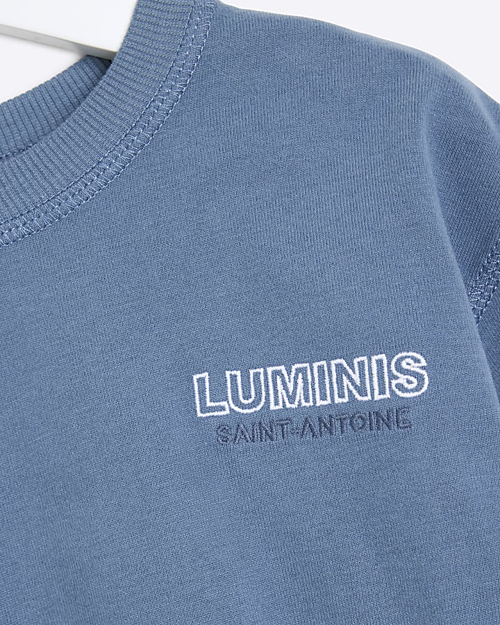 Mini Boys Blue Luminis T-Shirt