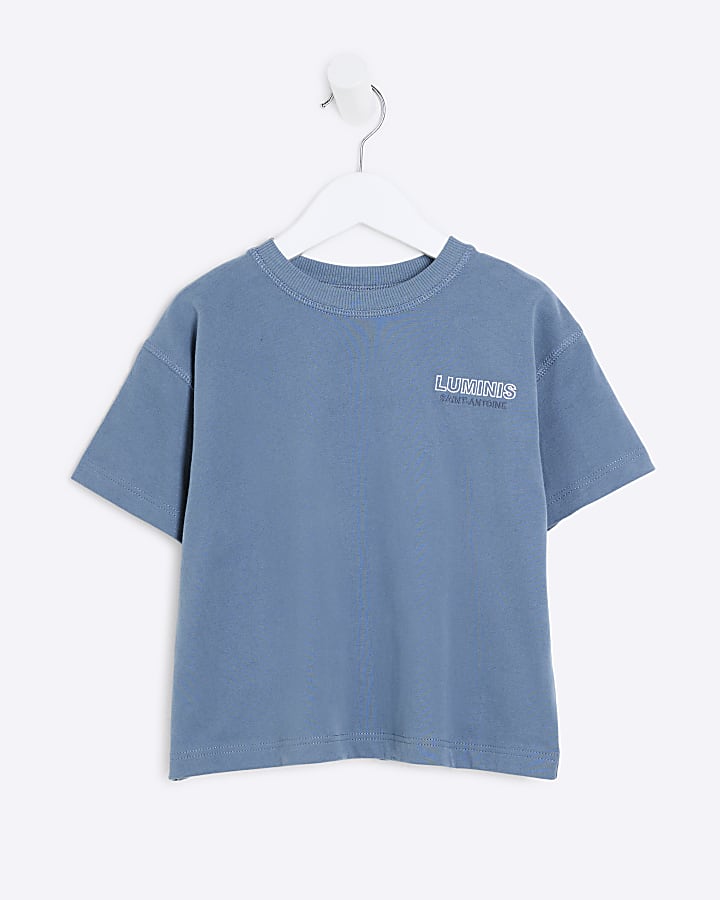 Mini Boys Blue Luminis T-Shirt