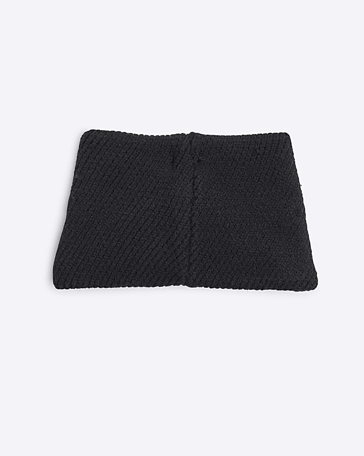 Mini Girls Black Snood