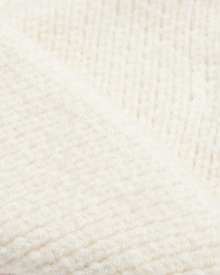 Mini Girls Cream Snood