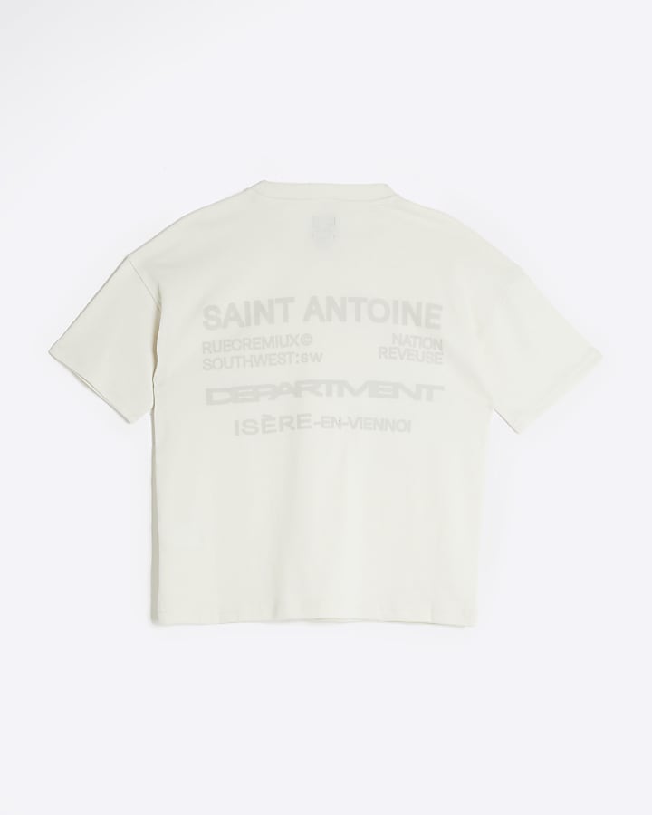 Boys White Saint Antoine T-Shirt