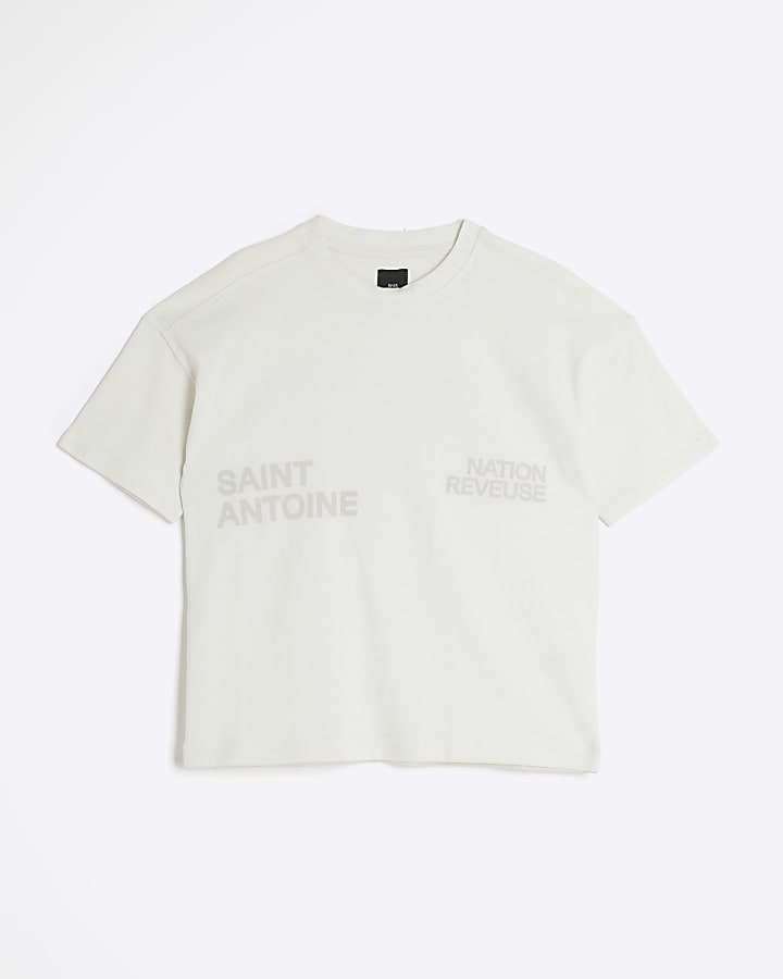 Boys White Saint Antoine T-Shirt