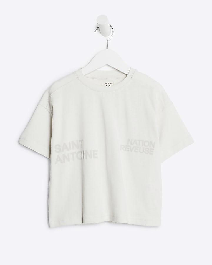 Mini Boys White Saint Antoine T-Shirt