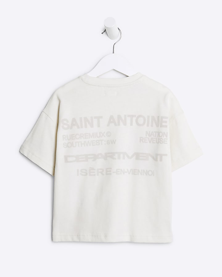 Mini Boys White Saint Antoine T-Shirt