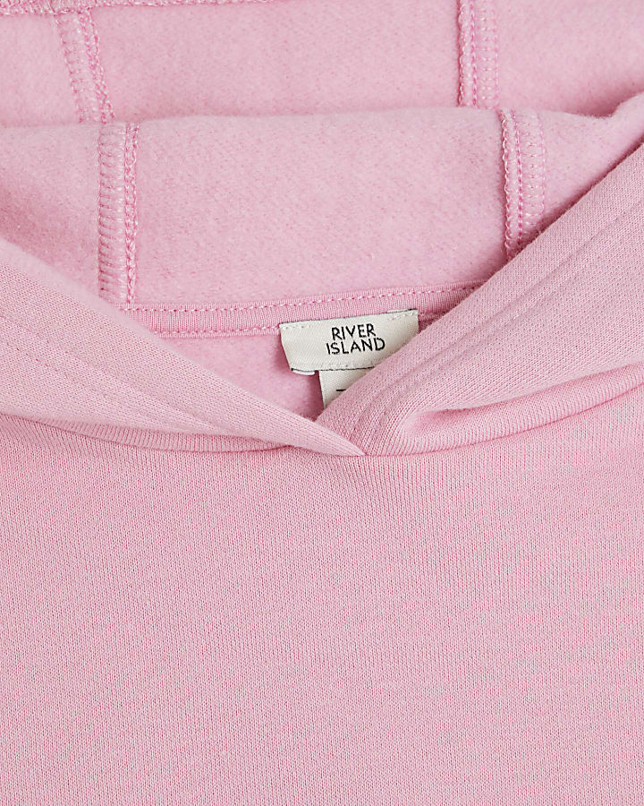 Girls pink RI hoodie and joggers set