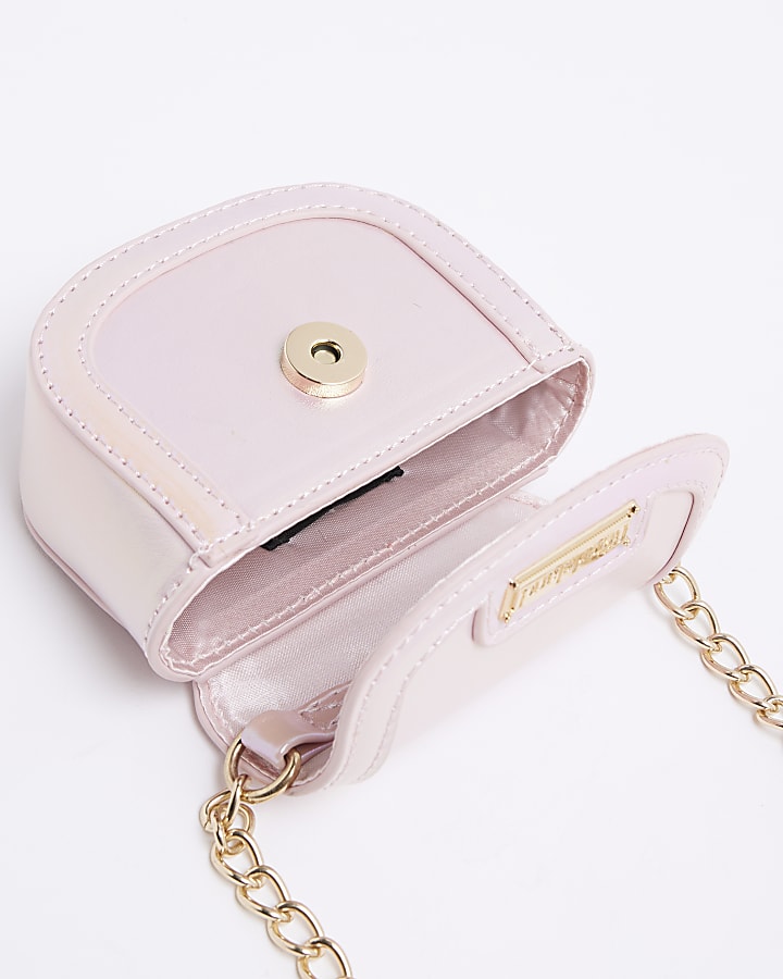 Girls Purple Iridescent Mini Cross Body Bag