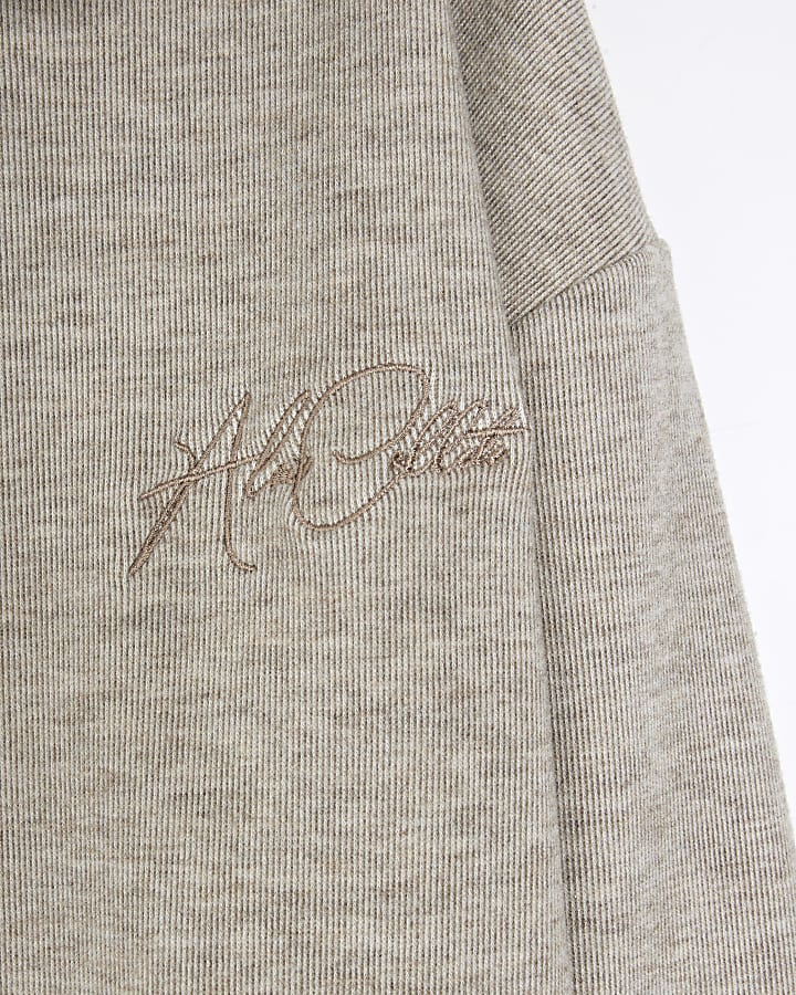 Boys Beige Cosy Hoodie And Joggers Set