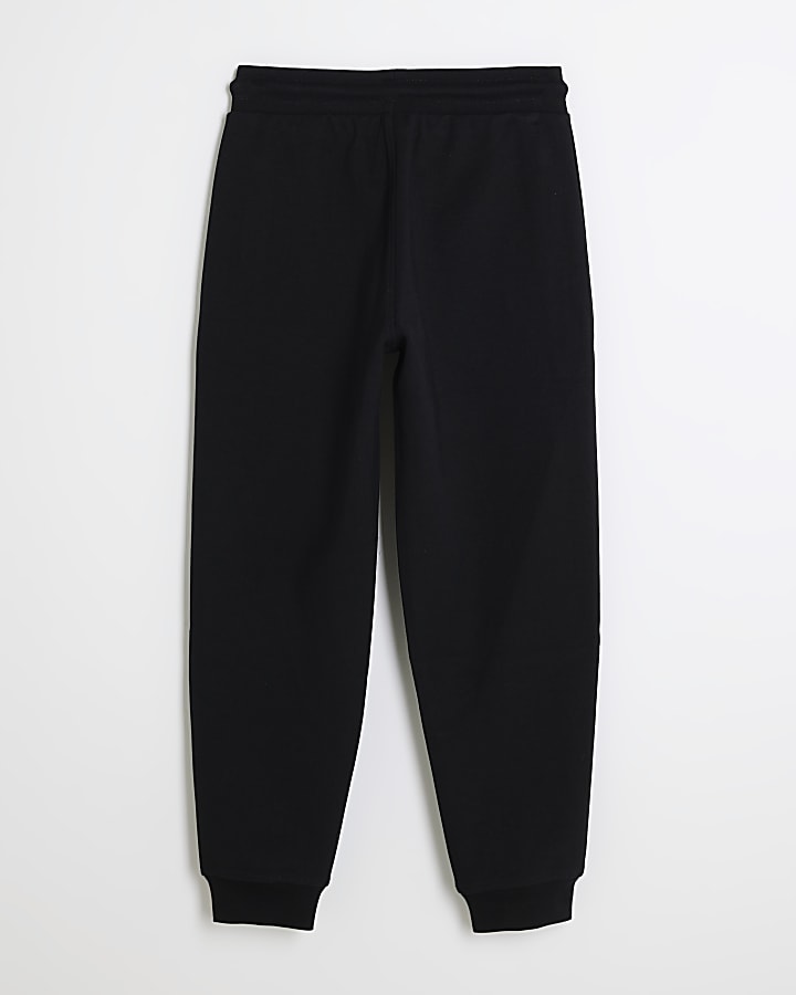 Boys Black Tech Jogger