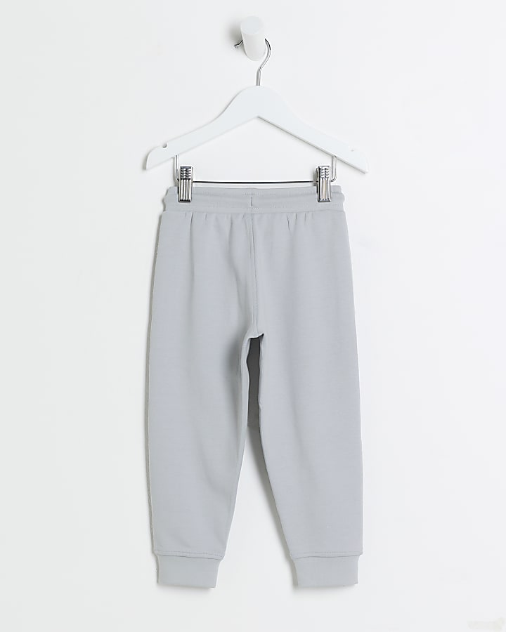 Mini Boys Grey Tech Joggers