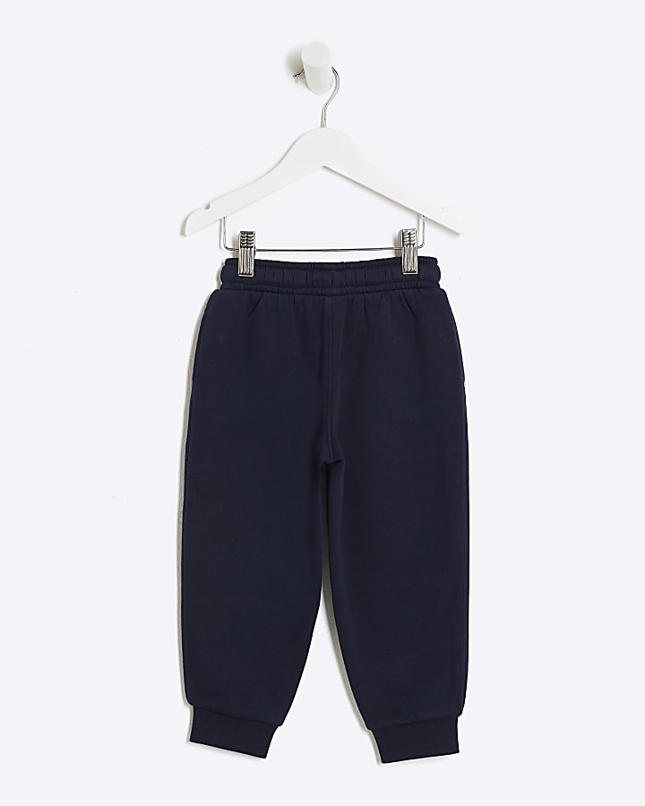 Mini boys navy RI joggers