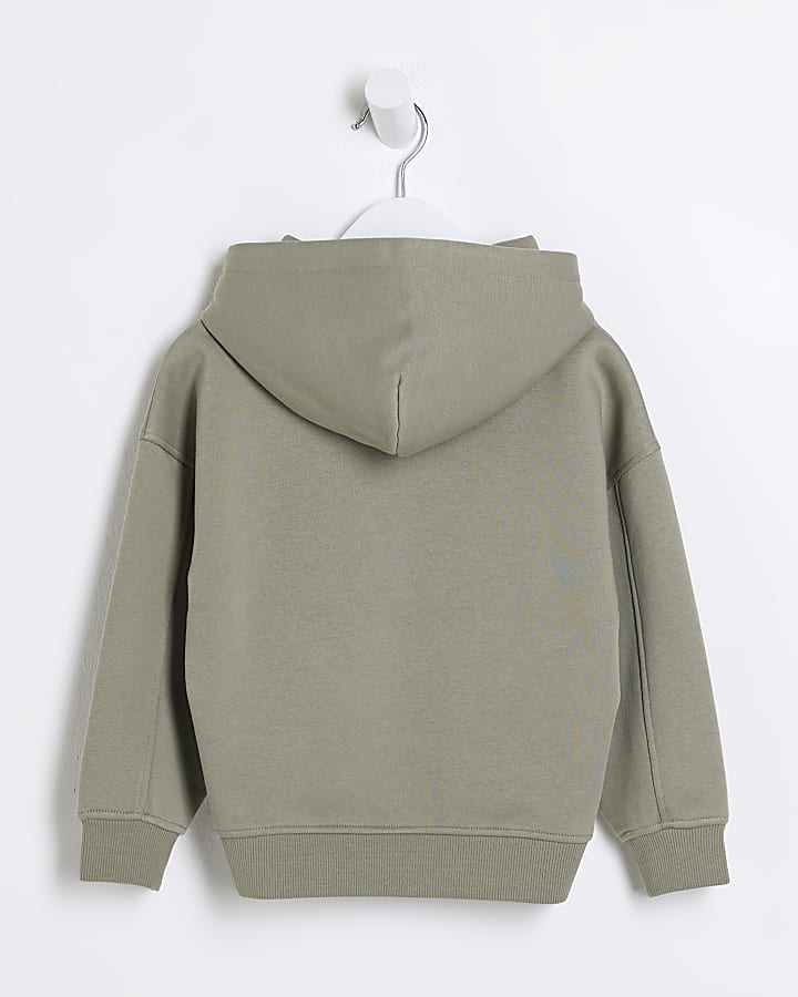 Mini boys khaki RR hoodie