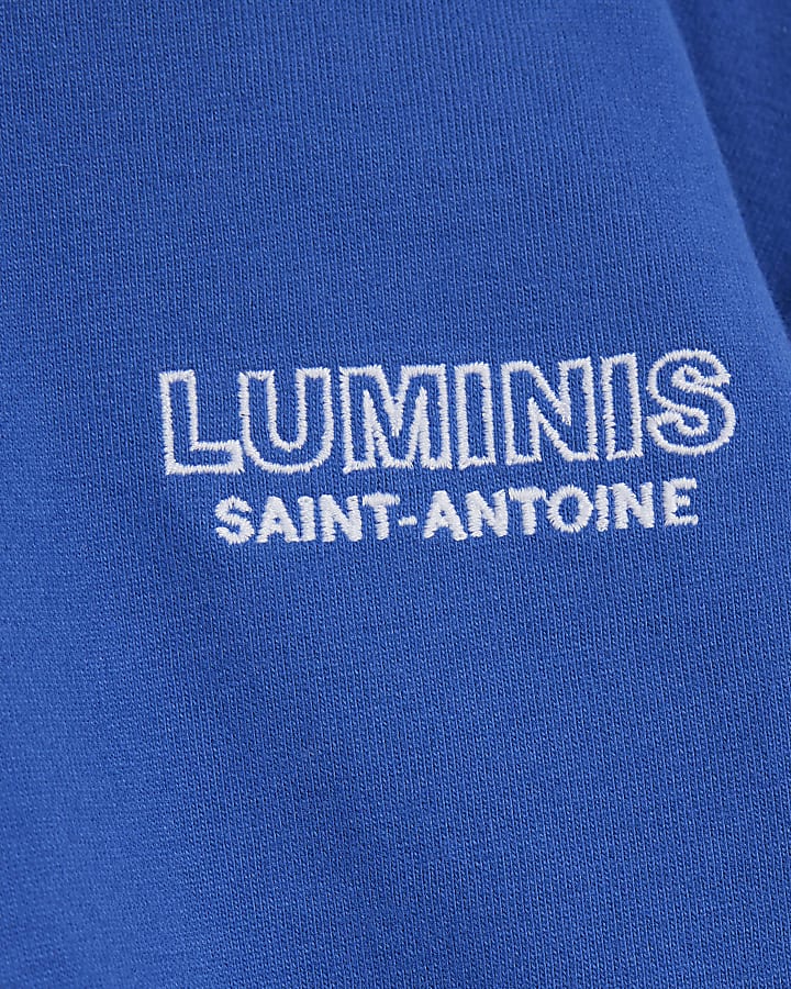 Mini boys blue Luminis graphic t-shirt