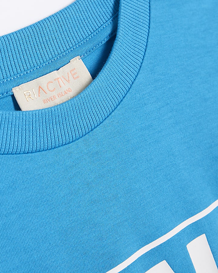 Girls blue RI active t-shirt