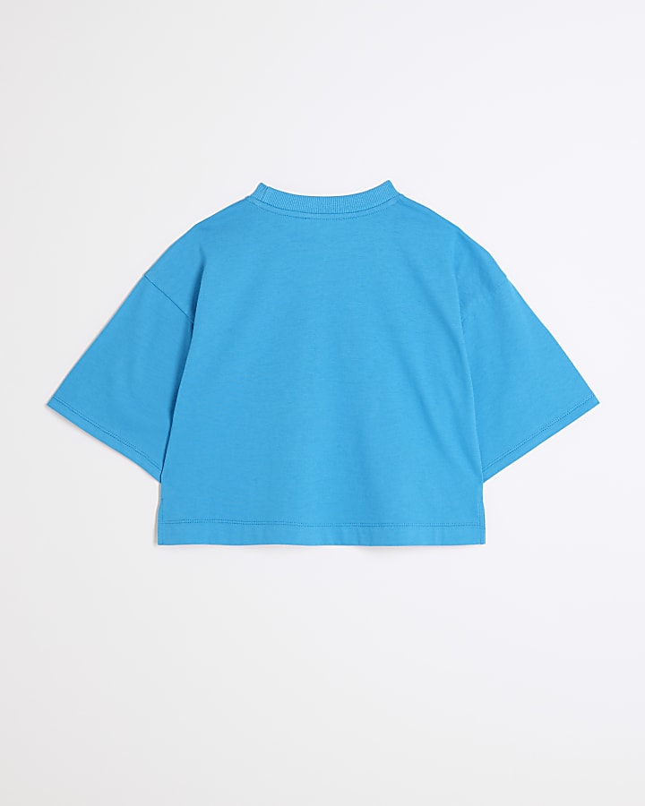 Girls blue RI active t-shirt