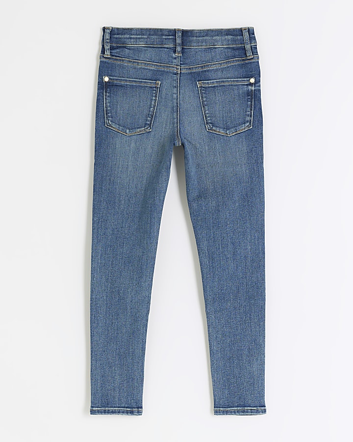Girls Blue Molly Skinny Jeans