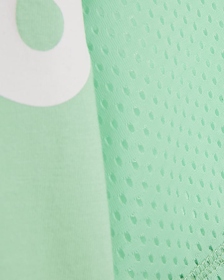 Girls green RI Active mesh back t-shirt