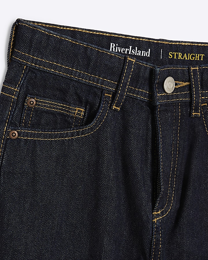 Boys Blue Straight Jeans