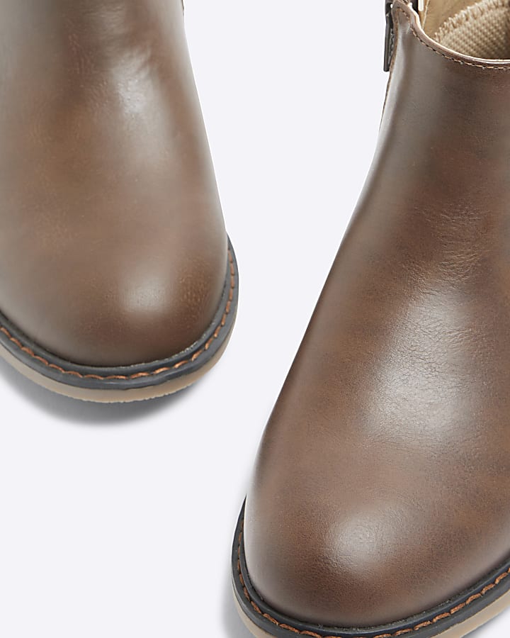 Boys Brown Chelsea Boot