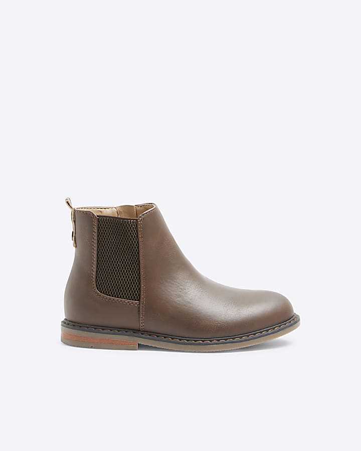 Boys Brown Chelsea Boot