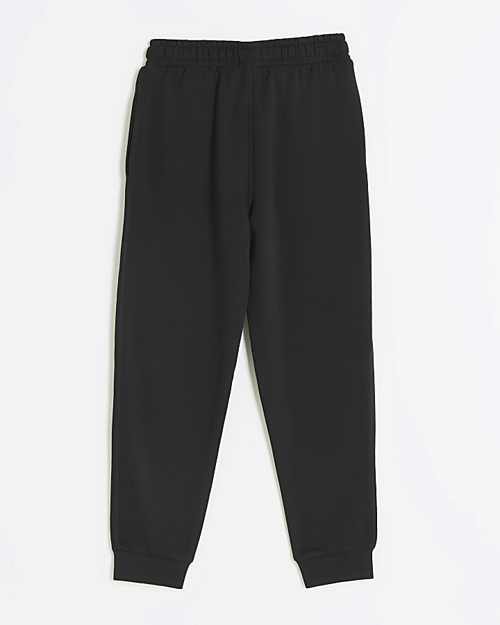 Black Cuffed Joggers