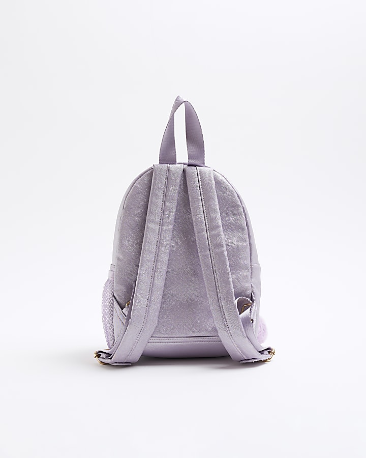 Girls purple iridescent backpack