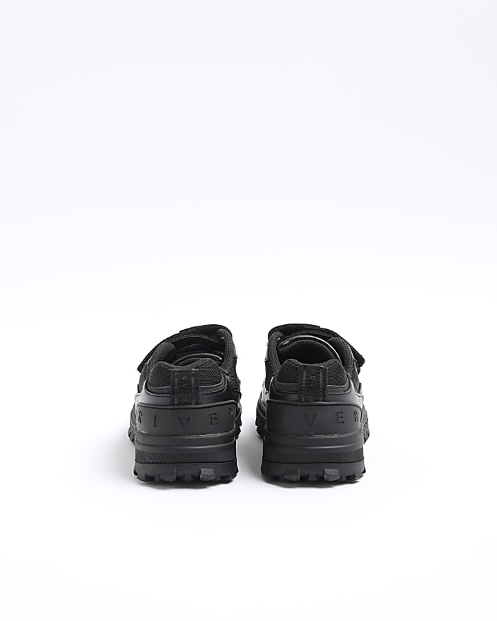 Boys black chunky trainers