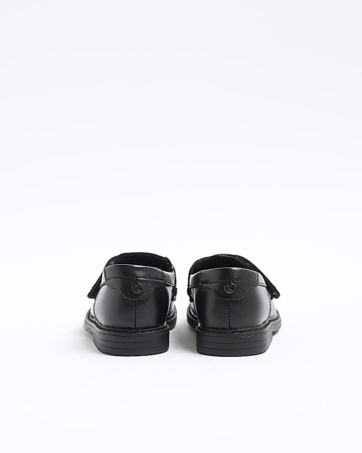 Mini boys black tassel loafers