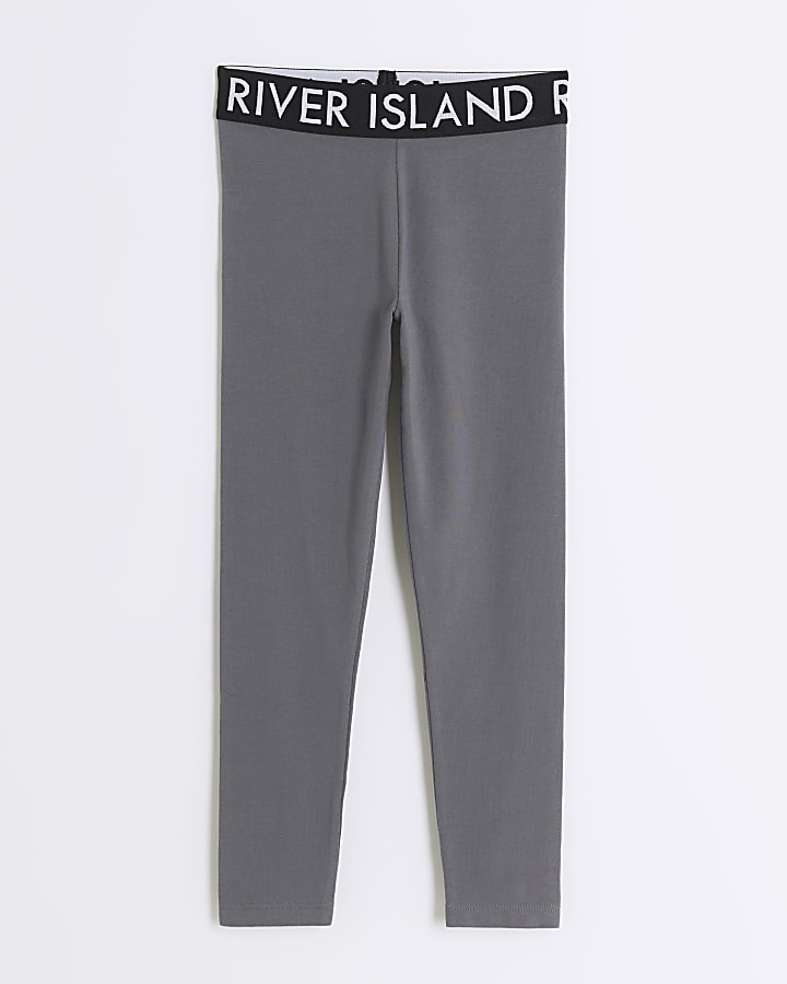 River island grey leggings top